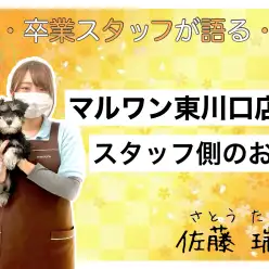 【 スタッフストーリー 】動物業界初心者の私がマルワン東川口店スタッフを卒業するまで