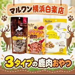 【 商品紹介 】愛犬のおやつ選びに鹿肉！その特徴とは？