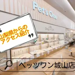 【 ペッツワン城山店 】アクセス紹介！山梨編