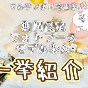 【 期間限定フォトブース 】撮影してくれたわんこを一挙公開!その1