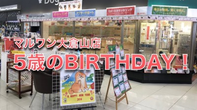 祝!!マルワン大倉山店5歳のお誕生日!!