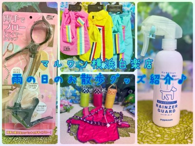 【 商品紹介 】関東もいよいよ梅雨入り間近！雨の日におすすめグッズ紹介