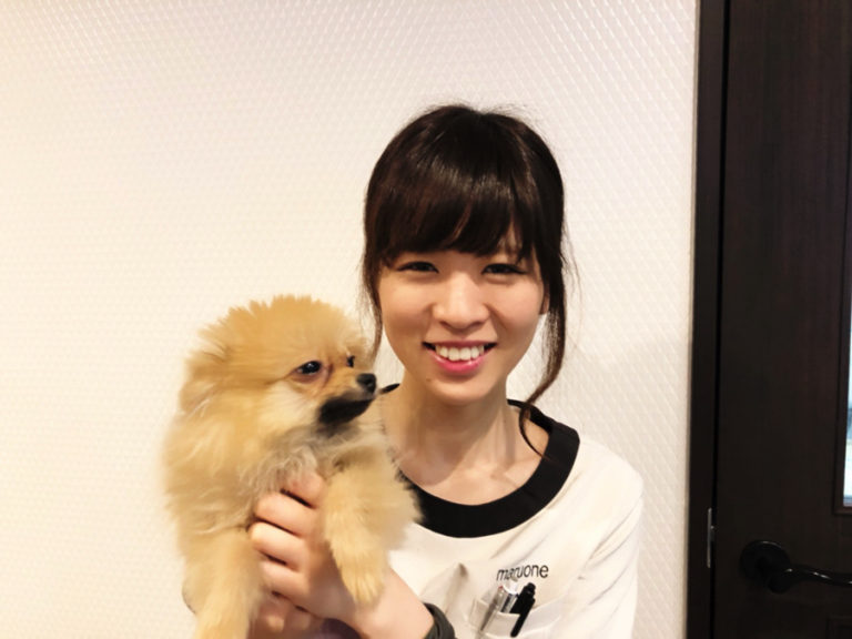 みんなのアイドル癒しキャラ:中村 | 【トリマー紹介】技術と知識を誇る白楽店のトリマーを徹底解析!:白楽店トリミング通信vol.13