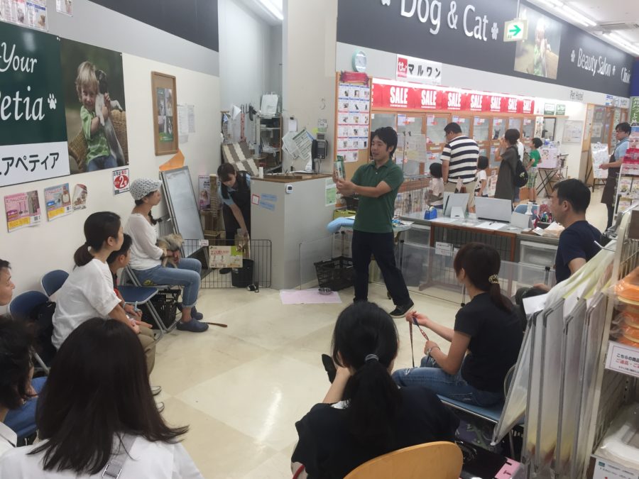 ワンちゃんにモテモテ 高橋先生 | 高井戸店 パピー教室