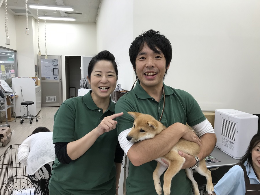 トレーナー 高橋さんと田澤さん | 港北NT店パピー教室 イベントレポート