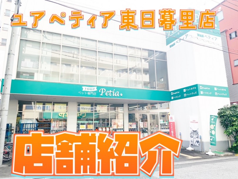 【 店舗紹介 】東京都荒川区ユアペティア東日暮里店はペットと飼い主様の為の場所！