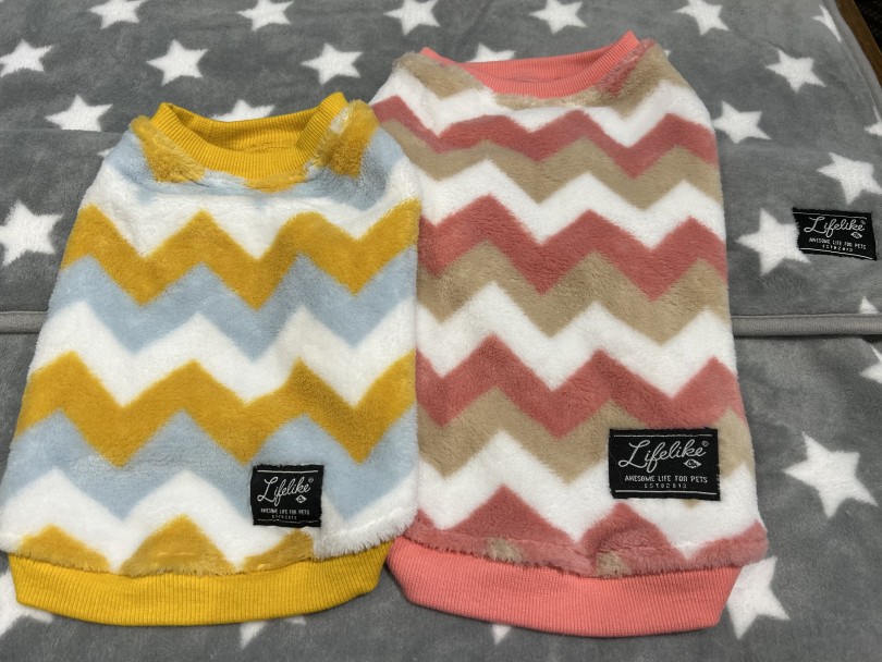 シェブロンフリースベスト イエロー＆ピンク | 秋冬ファッション紹介Vol.2 - 横浜 白楽店